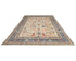 9x12 Gray Aryana Afghan Hand Knotted Veg Dye Wool Area Rug